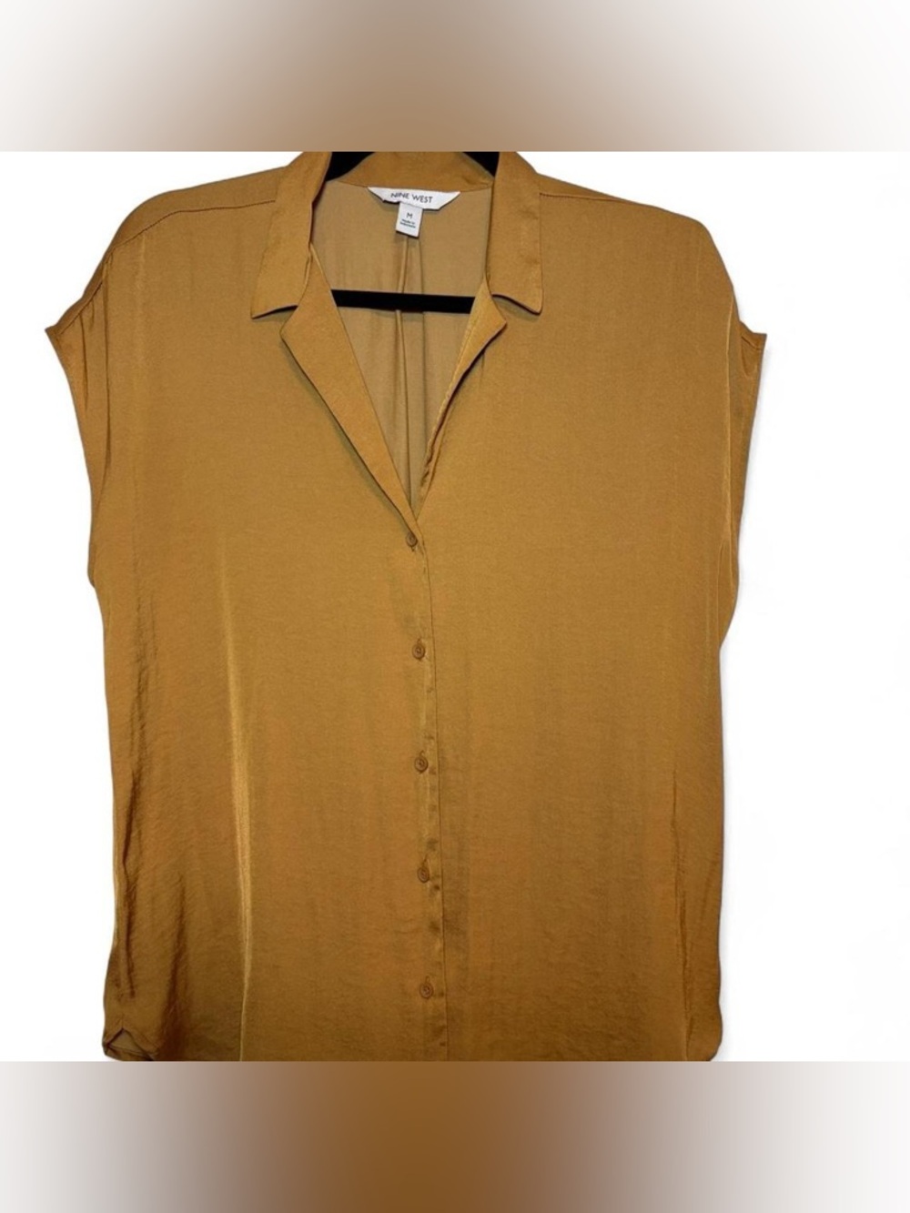 Nine West Tan/Beige Blouse